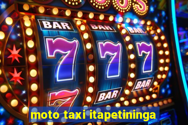 moto taxi itapetininga